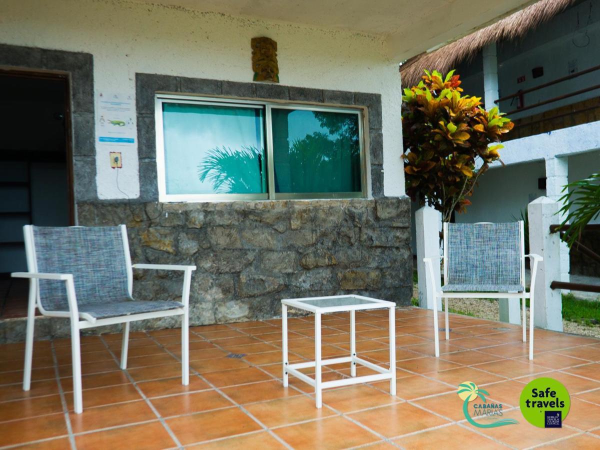 Cabanas Marias Lakefront Hotel Bacalar Bagian luar foto